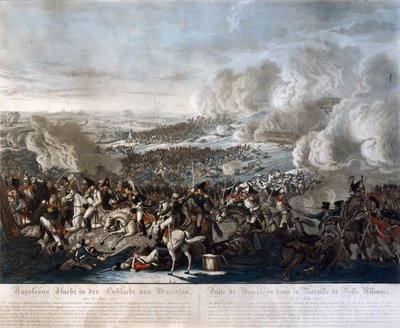 La fuga di Napoleone dalla battaglia di Waterloo, 18 giugno 1815 da German School